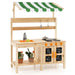 Kids Outdoor Mud Kitchen with Canopy - Little and Giant Explorers Costway