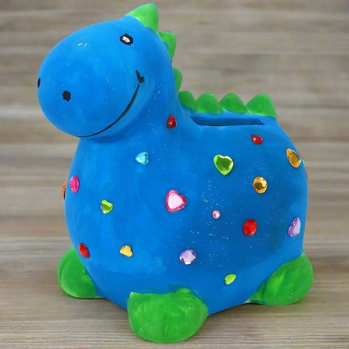 Paint Your Own Dinosaur Money Bank - Little and Giant Explorers SOKA Play Imagine Learn