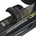 Black Batkarting go-kart lever with yellow lightning graphics and neutral position label