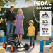 Kids Pedal Go-Kart – Black | Four-Wheel Stability, Pedal Power and Sporty Design AIYAPLAY - Little and Giant Explorers