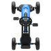 Kids Pedal Go-Kart Blue | Compact with Four EVA Wheels - Little and Giant Explorers AIYAPLAY