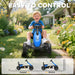Kids Pedal Go-Kart Blue | Compact with Four EVA Wheels - Little and Giant Explorers AIYAPLAY