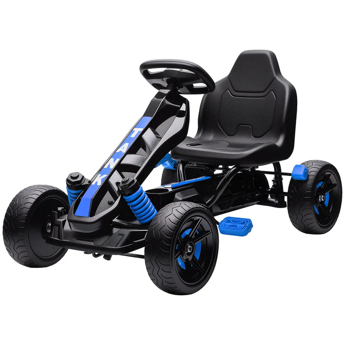 Kids Pedal Go-Kart Blue | Advanced with Automatic Clutch System - Little and Giant Explorers AIYAPLAY