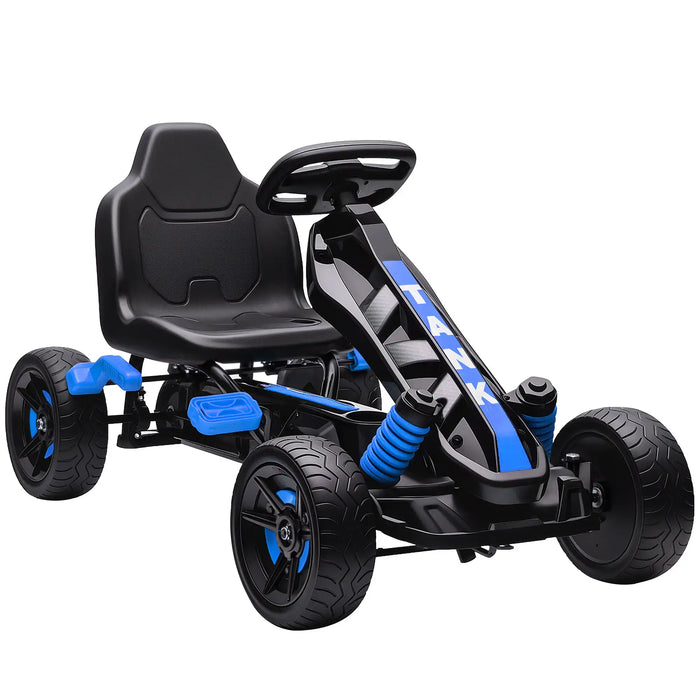 Kids Pedal Go-Kart Blue | Advanced with Automatic Clutch System - Little and Giant Explorers AIYAPLAY