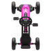 Kids Pedal Go-Kart Pink | Compact with Four EVA Wheels - Little and Giant Explorers AIYAPLAY