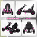 Kids Pedal Go-Kart Pink | Advanced with Automatic Clutch System - Little and Giant Explorers AIYAPLAY