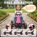 Kids Pedal Go-Kart – Pink | Adjustable Seat, Handbrake and EVA Tyres AIYAPLAY - Little and Giant Explorers