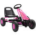 Kids Pedal Go-Kart – Pink | Adjustable Seat, Handbrake and EVA Tyres AIYAPLAY - Little and Giant Explorers