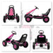 Kids Pedal Go-Kart – Pink | Adjustable Seat, Handbrake and EVA Tyres AIYAPLAY - Little and Giant Explorers