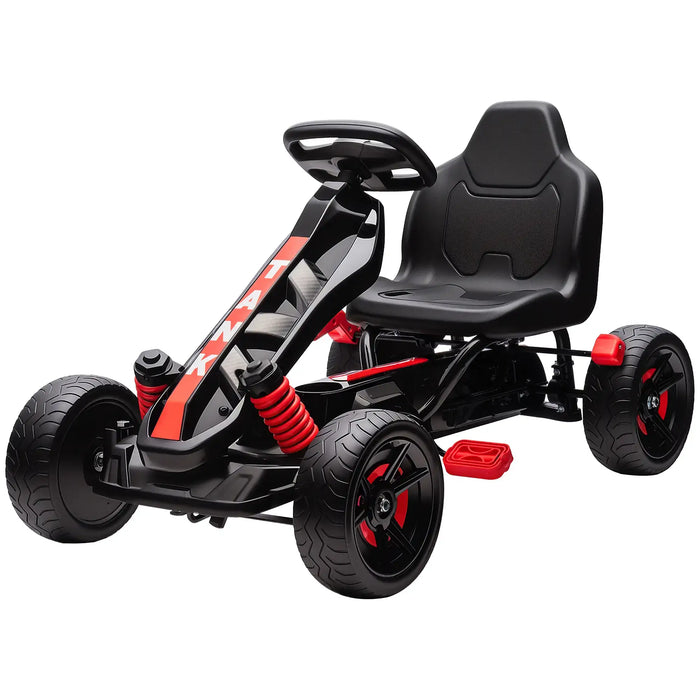 Kids Pedal Go-Kart Red | Advanced with Automatic Clutch System - Little and Giant Explorers AIYAPLAY