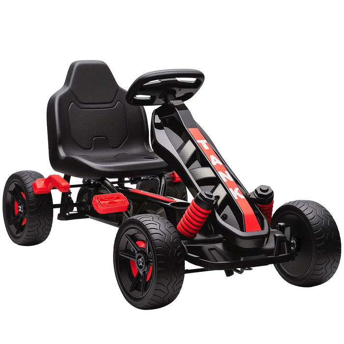 Kids Pedal Go-Kart Red | Advanced with Automatic Clutch System - Little and Giant Explorers AIYAPLAY