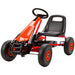 Kids Pedal Go-Kart – Red | Adjustable Seat, Handbrake and EVA Tyres AIYAPLAY - Little and Giant Explorers AIYAPLAY