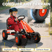 Kids Pedal Go-Kart – Red | Adjustable Seat, Handbrake and EVA Tyres AIYAPLAY - Little and Giant Explorers AIYAPLAY