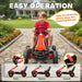 Kids Pedal Go-Kart – Red | Adjustable Seat, Handbrake and EVA Tyres AIYAPLAY - Little and Giant Explorers AIYAPLAY