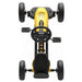 Kids Pedal Go-Kart Yellow | Compact with Four EVA Wheels - Little and Giant Explorers AIYAPLAY