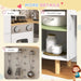 Kids Play Kitchen with Phone, Ice Maker, Stove and Utensils - Little and Giant Explorers AIYAPLAY