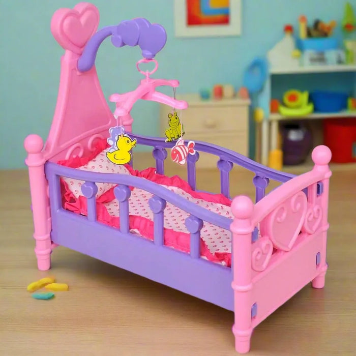 Kids Playroom Toy Doll Bed - Little and Giant Explorers vidaXL