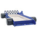 Kids Race Car Bed in Blue (90 x 200cm) - Little and Giant Explorers vidaXL