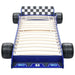 Kids Race Car Bed in Blue (90 x 200cm) - Little and Giant Explorers vidaXL