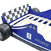 Kids Race Car Bed in Blue (90 x 200cm) - Little and Giant Explorers vidaXL