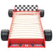 Kids Race Car Bed in Red (90 x 200cm) - Little and Giant Explorers vidaXL