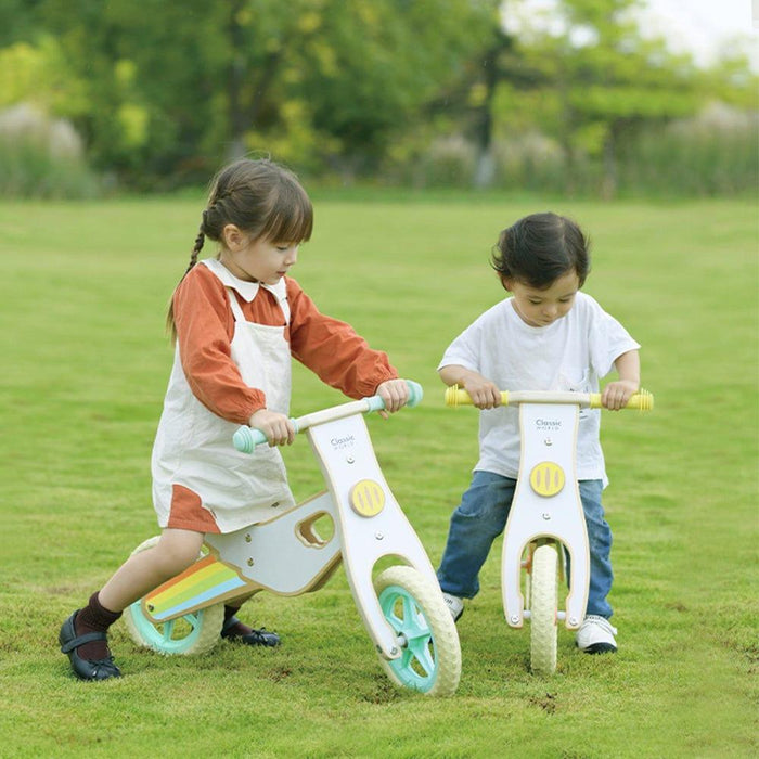 Rainbow Balance Bike - Little and Giant Explorers Classic World