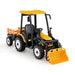 Ride on Hi-Top Tractor with Trailer, Music, Horn and USB Port 12V in Yellow - Little and Giant Explorers Costway