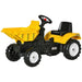 Kids Ride on Pedal Tractor with Manual Control Bucket - Little and Giant Explorers HOMCOM