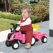 Ride-On Tractor Toddler Walker - Little and Giant Explorers HOMCOM