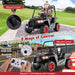 Kids Ride-On UTV with 3 Adjustable Speeds in Red and Black 24V - Little and Giant Explorers Costway