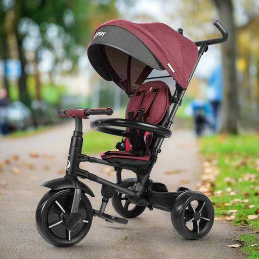 Rito 3-in-1 Tricycle Deluxe in Burgundy - Little and Giant Explorers BigBuy Fun