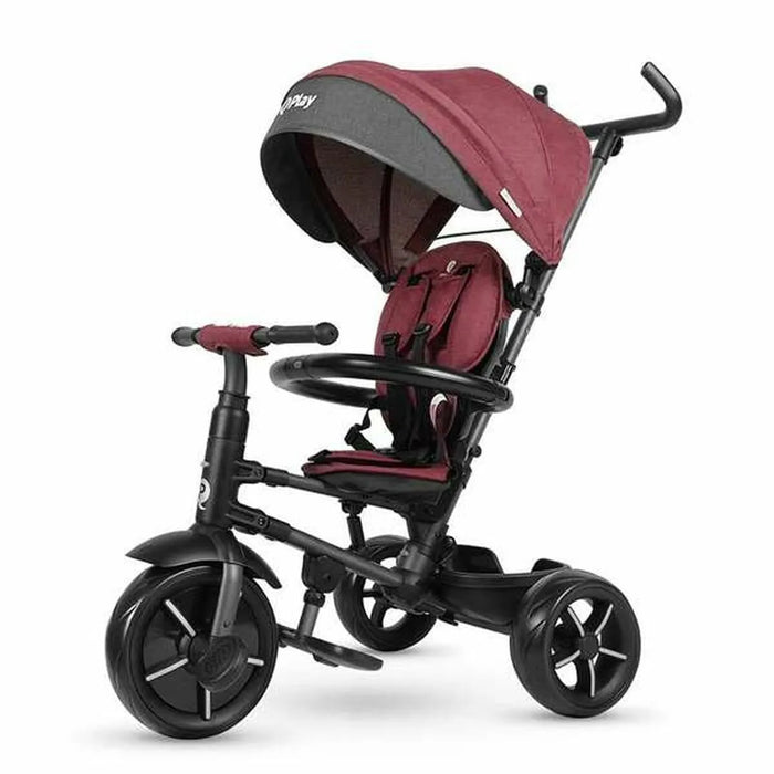 Kids Rito 3-in-1 Tricycle Deluxe in Burgundy - Little and Giant Explorers BigBuy Fun