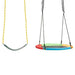Kids Saucer Swing and Belt Swing Set | Adjustable Height - 150kg Capacity OUTSUNNY - Little and Giant Explorers Costway