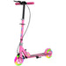 Kids Scooter with 2 Light-Up Wheels in Pink - Little and Giant Explorers AIYAPLAY