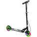 Kids Scooter with 2 Light-Up Wheels in Black - Little and Giant Explorers AIYAPLAY