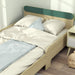Single Bed Green Natural Wood Finish 190x90cm | Extended Length Junior Bed - Little and Giant Explorers AIYAPLAY