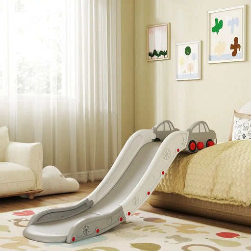 Kids Slide for Bed Grey | Compact Storage with Buffer Zone - Little and Giant Explorers AIYAPLAY