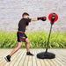 Kids Standing Punching Bag with Stand and Gloves - Little and Giant Explorers Costway