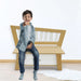 Storage Bench 'Corky' in Brown and White - Little and Giant Explorers AXI