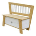 Storage Bench 'Corky' in Brown and White - Little and Giant Explorers AXI