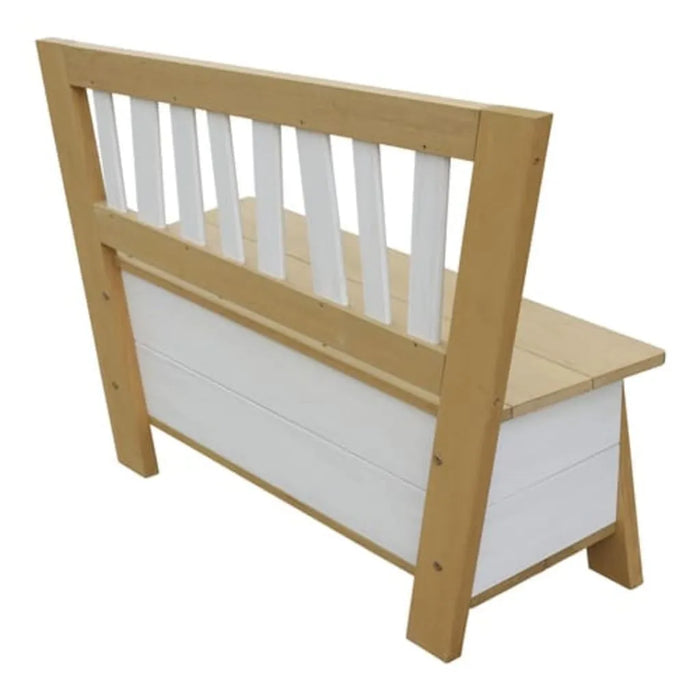 Storage Bench 'Corky' in Brown and White - Little and Giant Explorers AXI