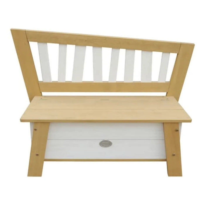 Storage Bench 'Corky' in Brown and White - Little and Giant Explorers AXI