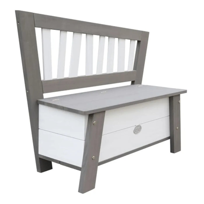 Storage Bench 'Corky' in Grey and White - Little and Giant Explorers AXI