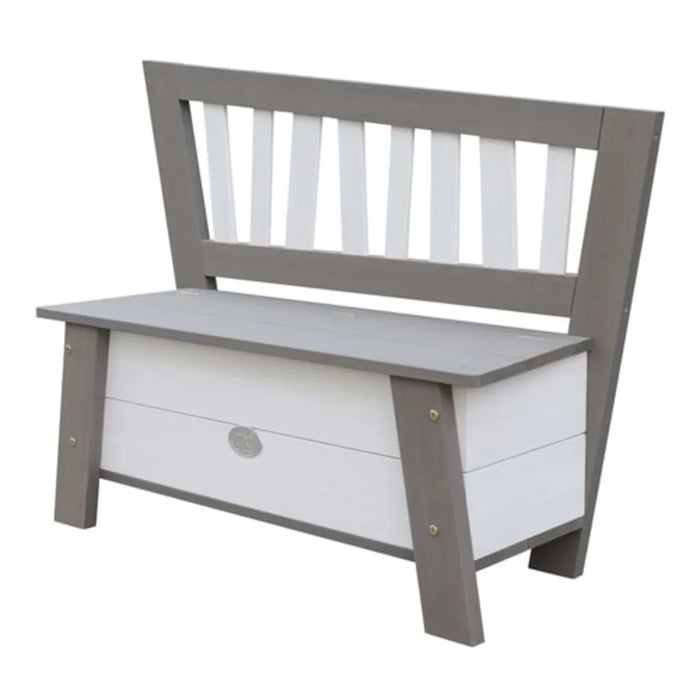 Storage Bench 'Corky' in Grey and White - Little and Giant Explorers AXI