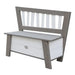 Storage Bench 'Corky' in Grey and White - Little and Giant Explorers AXI