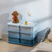 Kids Storage Unit with 6 Drawers | Premium Construction for Ages 3-6 (Blue Edition) - Little and Giant Explorers HOMCOM