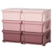 Kids Storage Unit | 6-Drawer Design for Ages 3-6 Years (Pink Edition) - Little and Giant Explorers HOMCOM