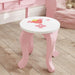 Kids Strawberry Theme Vanity Table with Stool and Mirror - Little and Giant Explorers AIYAPLAY