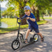 Kids Stunt Scooter with Dual Brakes in Black - Little and Giant Explorers HOMCOM