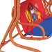 Kids Swing Chair | Cowboy Design with Adjustable Canopy - Little and Giant Explorers Outsunny